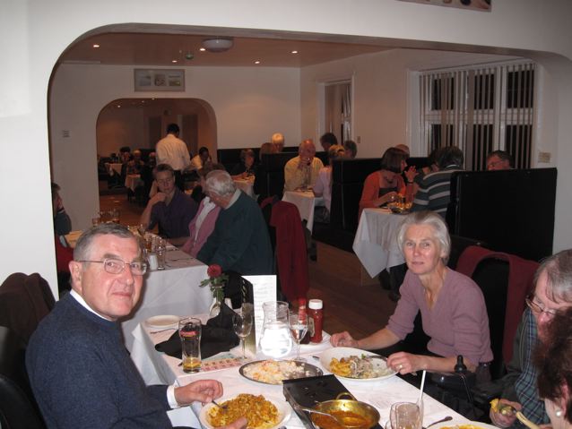 Autumn Supper at Sylhet Lodge in October 2009